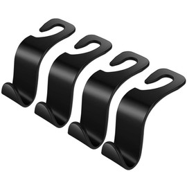 Fvviia Car Hook Seat Hook Universal Car Auto Seat Headrest Hanger Storage Hook 55 LB Load Capacity, Multifunctional Durable Car Seat Hook Backseat Headrest Hanger Storage for Handbag, Wallet, Coat,