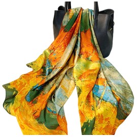 FAIRYGATE Schal Damen Stola Schal Festlich Leicht Halstuch Umschlagtücher Seidenschal für Abendkleid Hochzeit Brautkleider Sommer Sandstrand Bikini Cover Up 83028