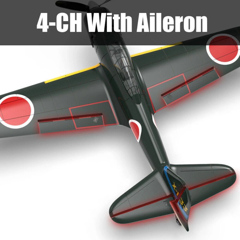 VOLANTEX US VOLANTEX 2.4G 4CH WWII A6M Zero Fighter RC