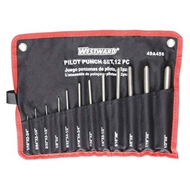 Pilot Punch Set, Alloy Steel, 12 Pc