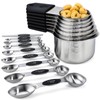 Magnetic Measuring Cups and Spoons Set Including 7 Stainless Steel
