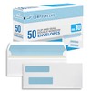 Compuchecks Double Window Envelopes #10- Flip and Seal Flap, Security