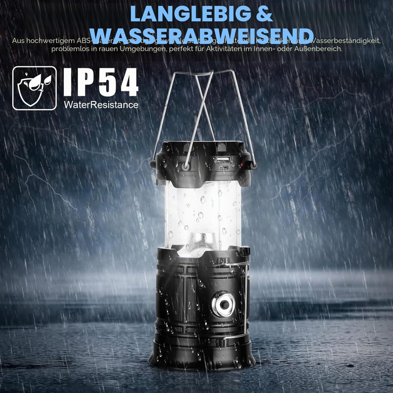 PQETBV Camping Light, Pack of 2 Foldable Camping Pendant Lamp,
