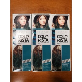 L'Oréal 3 Pack: L'Oreal Colorista Semi-Permanent Hair Color 4oz. ea *CHOOSE SHADE* R7P1b - 3 Pack: Teal #10 (7776)