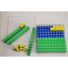 WISSNER® 39595 aktiv lernen - Dienes Hunderterplatte 29 Teile - RE-Plastic®