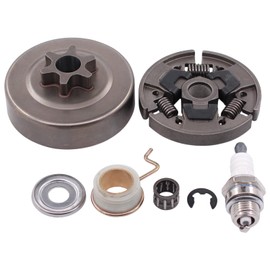 Clutch Drum Clutch Drum Sprocket Disc Bearing Worm Wheel Washer E-Clip Spark Plug Replacement Parts Kit for Stihl 017 018 021 023 025 MS 170 MS 180 MS210 MS230 MS250 Chainsaw