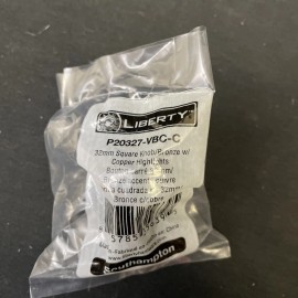 N/A Liberty P20327-VBC-C 32mm Square Kitchen Cabinet Hardware Knob with Square Ba...