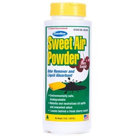 Comstar Sweet Air Powder, Odor Neutralizer Powder with A Strong But Pleasant Cherry Scent, Work Fast To Eliminate Unwanted Odors For Long Periods, Made in USA, 15 Oz. (60-620) White