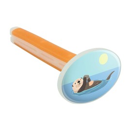 Sea Otter Eating Giant Clam Car Air Freshener Vent Clip