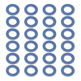 24PCS Engine Oil Drain Plug Gaskets, Aluminum Oil Drain Plug Washer Gaskets, Oil Pan Drain Plug Gasket, Crush Washers Replacement Compatible with Lexus Scion RAV4 Camry Avalon Corolla 90430-12