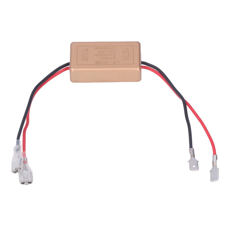 2PCS LED Strobe Controller Car Headlight Signal Light Control Flasher