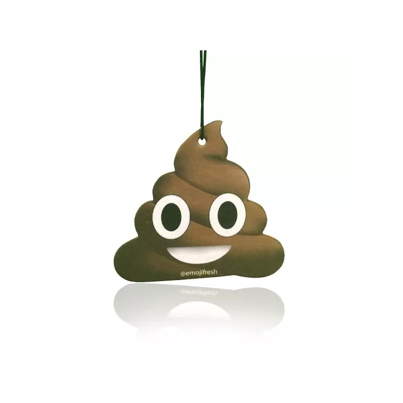 EmojiFresh Poop Emoji Car Air Freshener (3 Pack)