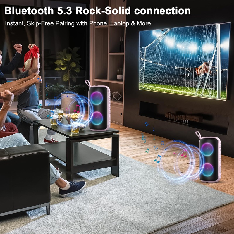 Bluetooth Speaker, 2026 NEW Portable Wireless Speaker, 24W Super Loud,TWS