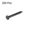 sourcing map Hardware Nails Carbon Steel Point Tip Wall Cement