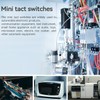 JANDECCN 10Pcs Lead Limit Switch Hinge Lever Bend Arm, SPDT