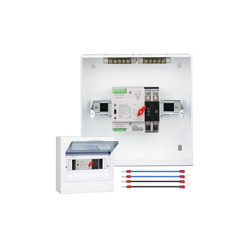 100A AC110V Automatic/Manual Transfer Switch, Millisecond Level Dual Power Automatic