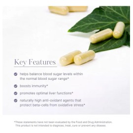 Akshar Ayurveda Gluco Support 60 Cápsulas