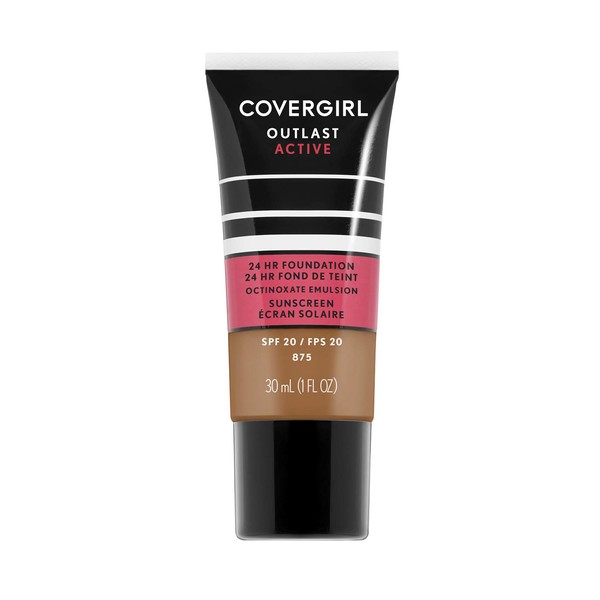 COVERGIRL Outlast Active Foundation, Soft Sable, 1 Ounce, 1 Count