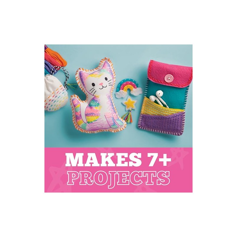 Craft-tastic Let's Learn to Sew – Mini kit de costura,