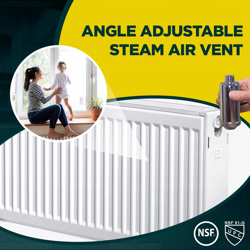 Midline Valve 6J3I4 Steam Radiator Air Vent; Heat Regulator Valve;