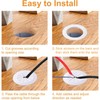 MOROBOR Flexible Silicone Cable Cord Grommet, 8pcs 1.5 Inch White