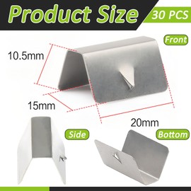 ZcrPrn Wind Deflector Clips, 30 PCS Car Accessories, and Durable Fitting Clips for Car Wind Deflectors, Universal Replacement Wind Deflector Clip Fit for Car
