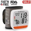 Automatic Wrist Blood Pressure Monitor BP Cuff Gauge Heart Rate