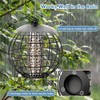 SOARS Hanging Bird Feeder with Protective Cage Metal, Bird Feeder