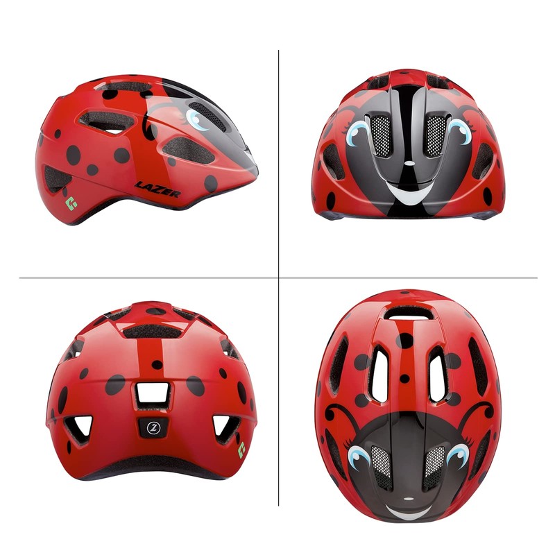 Lazer Unisex Helm Pnut Kc Ladybug Uni Bicycle Parts, Red
