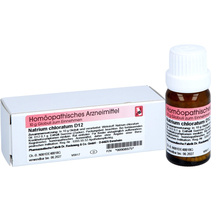 Sodium Chloratum D 12 Globu 10 g