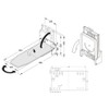 180°Rotation Wall-Mounted Ironing Board Foldable Clothes Ironing Table Pull-Out Stow