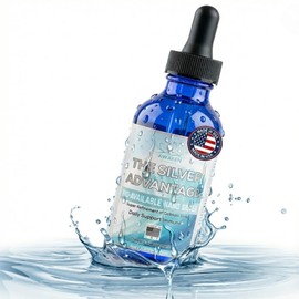 Colloidal Silver Liquid 10 PPM (4 oz) – Nano Silver Drops, Pure & Lab Tested, Vegan, No Additives – Premium Silver Liquid with Dropper Bottle