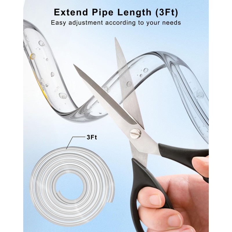 6Ft Drain Hose Extension Fit for Gevi Nugget Opal Ice