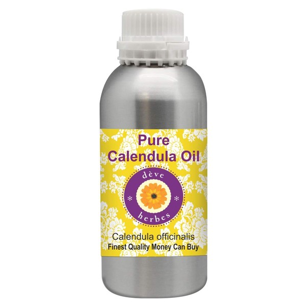 Deve Herbes Pure Calendula Oil (Calendula Officinalis) 100% Natural Therapeutic