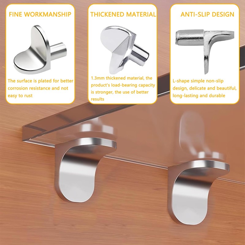 40 PCS Shelf Support Pegs Shelf Pins Cupboard Shelf Pegs,