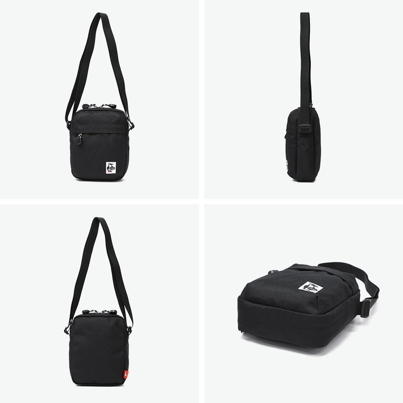 Chums Recycle Vertical Mini Shoulder Bag, Black