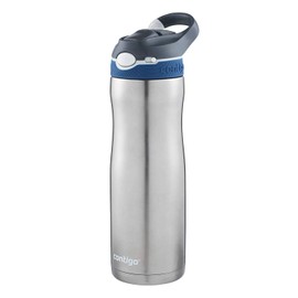 Contigo Ashland Autospout Water Bottle with Flip Straw, Large BPA Free Drinking Bottle, Sports Flask, Leakproof Gym Bottle, Ideal for Sports, Bike, Running, Hiking