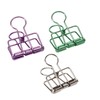 90 Pcs Binder Clips 32mm Hollow Strong Clamping Force Metal