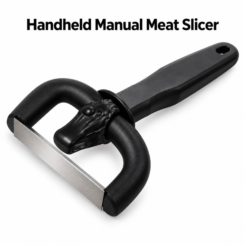 Handheld Meat Slicer for Beef & Pork – Black Manual