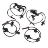 Motoforti Front Rear Left Right ABS Wheel Speed Sensor, for