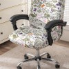 BSYMDH - Funda elástica para silla de computadora, con cierre,