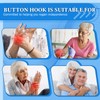 NINEMAX Button Hook Assist Tool with Zipper Pull for Seniors,