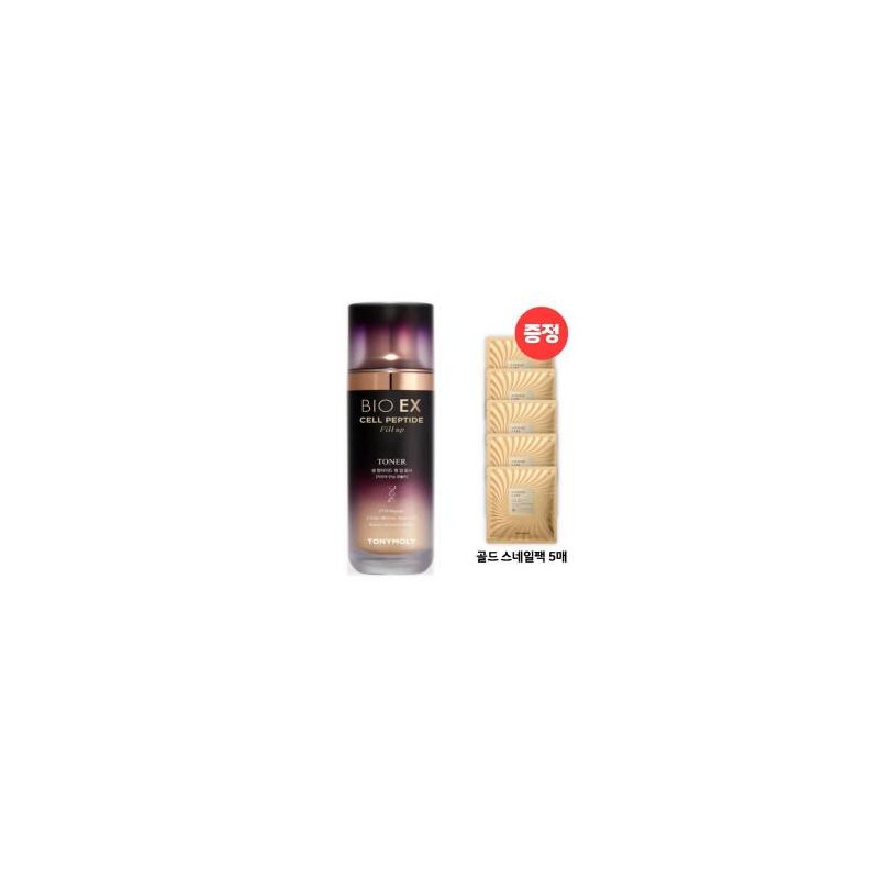 Bio EX Cell Peptide Fill-up Toner (5 Snail Packs) Elasticity