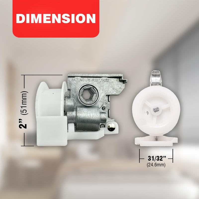 Amazing Drapery Hardware Low Profile Metal Cord Tilter, No Cord