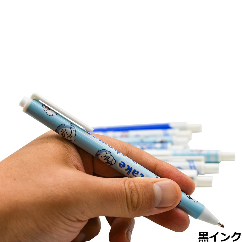 Maydahui Cute Shark Retractable Ballpoint Pen, Set of 12, 0.5mm,