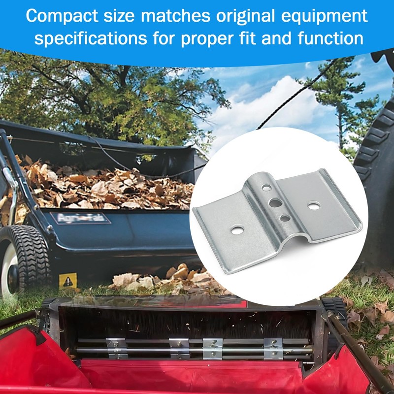YWOOW 23580 Brush Double Bracket Retainer for Agri-Fab Lawn Sweeper