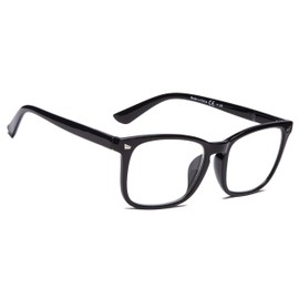 BLUELESS Reading Glasses Women - Fashion Ladies Readers(Black, 0.00)