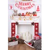 Christmas Decor Gift Stickers Fireplace Decal Tile Stickers Set of