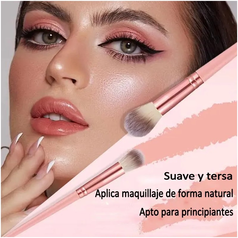 33 Brochas Maquillaje Profesional Y Herramientas Cosméticas