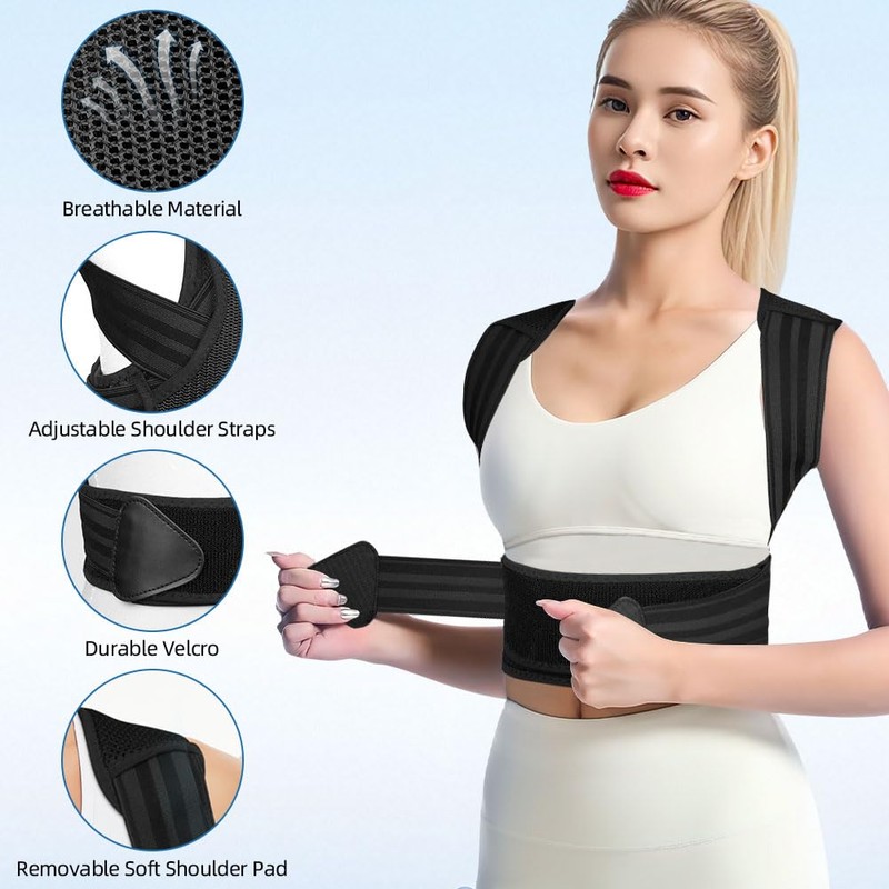 AYESY Back Straightener, Posture Correction Back for Men and Women,